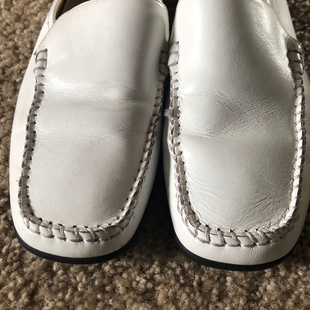 Spring Time White Covington Loafer Slides - image 2